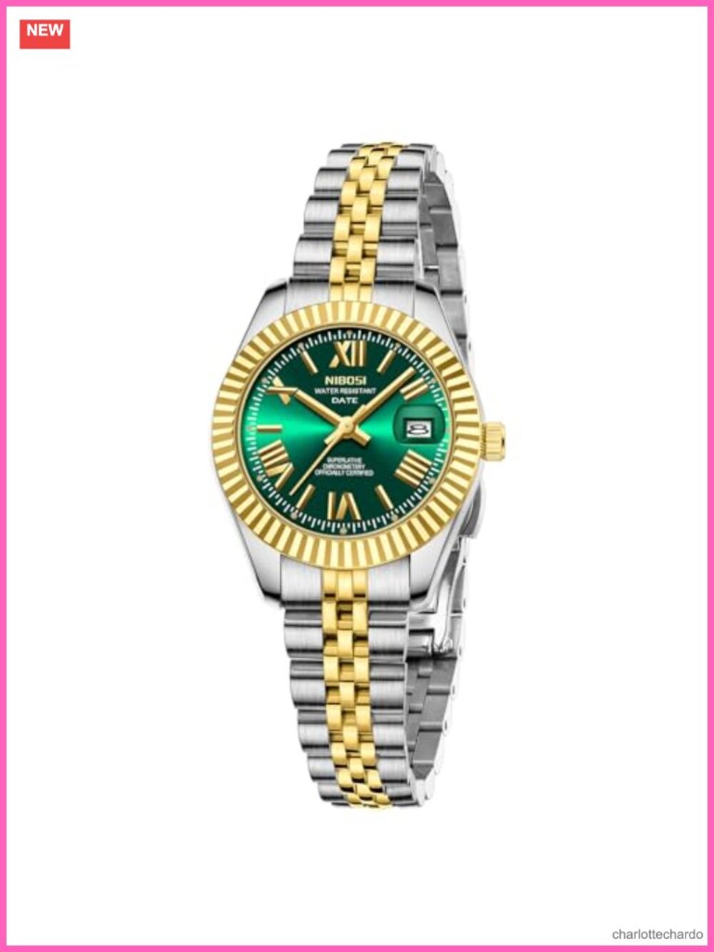 Women's Analog Quartz Watch Stainless Steel Band Date